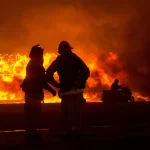 Imagem Reprodução - Incêndio em Igreja