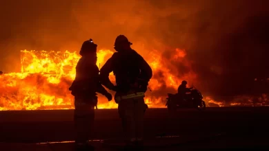 Imagem Reprodução - Incêndio em Igreja