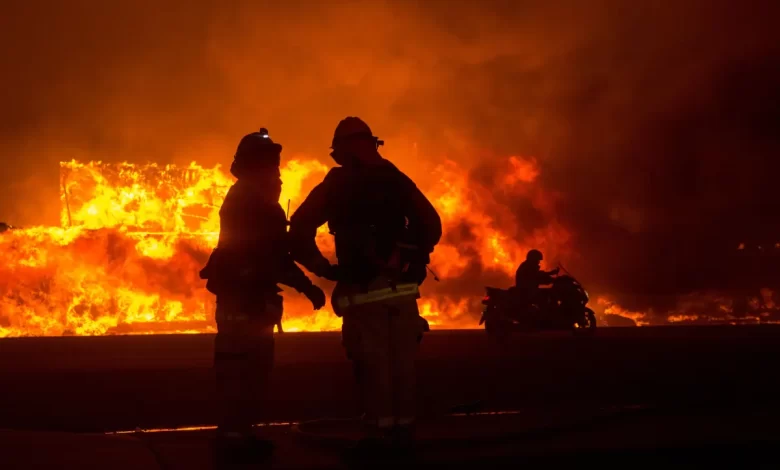 Imagem Reprodução - Incêndio em Igreja