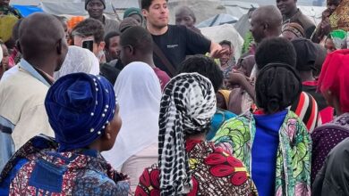 Imagem Reprodução - Cantor Marcos Freire na República Democrática do Congo