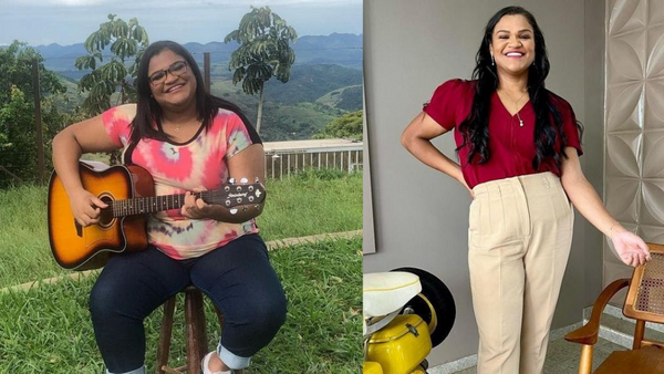 Não é por ser magra, mais sim pela superação de seus limites.