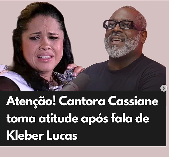 Imagem reprodução Rede Social - kleber Lucas/ Cassiane / Edição Hugogospel