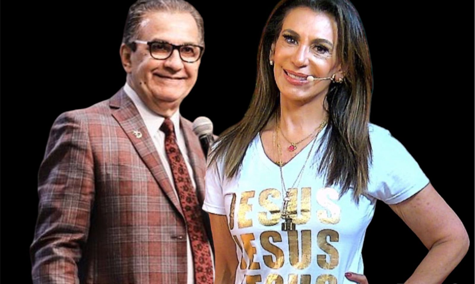 Imagem Reprodução - Silas Malafaia e a bispa Sônia Hernandes