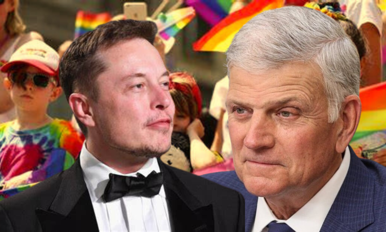 Imagem reprodução/Foto Divulgação/ Elo Musk/ Franklin Graham/ Edição Hugo Gospel