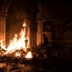 Imagem Reprodução - Igreja destruída