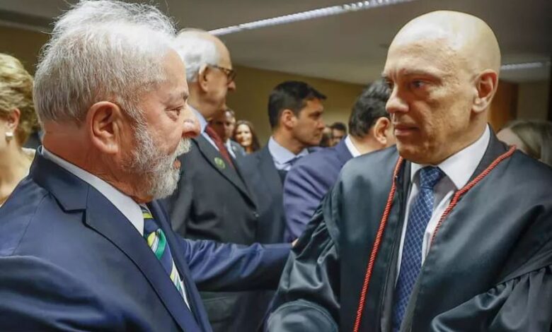 Imagem Reprodução - Alexandre de Moraes reclama de Lula