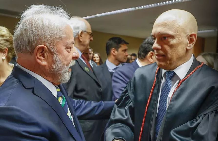 Imagem Reprodução - Alexandre de Moraes reclama de Lula
