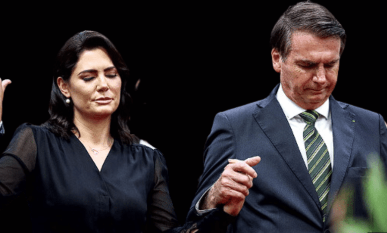 Imagem Reprodução/ Foto Divulgação/ Michelle Bolsonaro/ Jair Bolsonaro