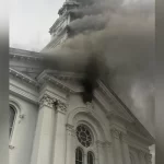 Imagem Reprodução - Igreja evangélica de 1743 é destruída