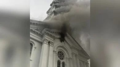 Imagem Reprodução - Igreja evangélica de 1743 é destruída