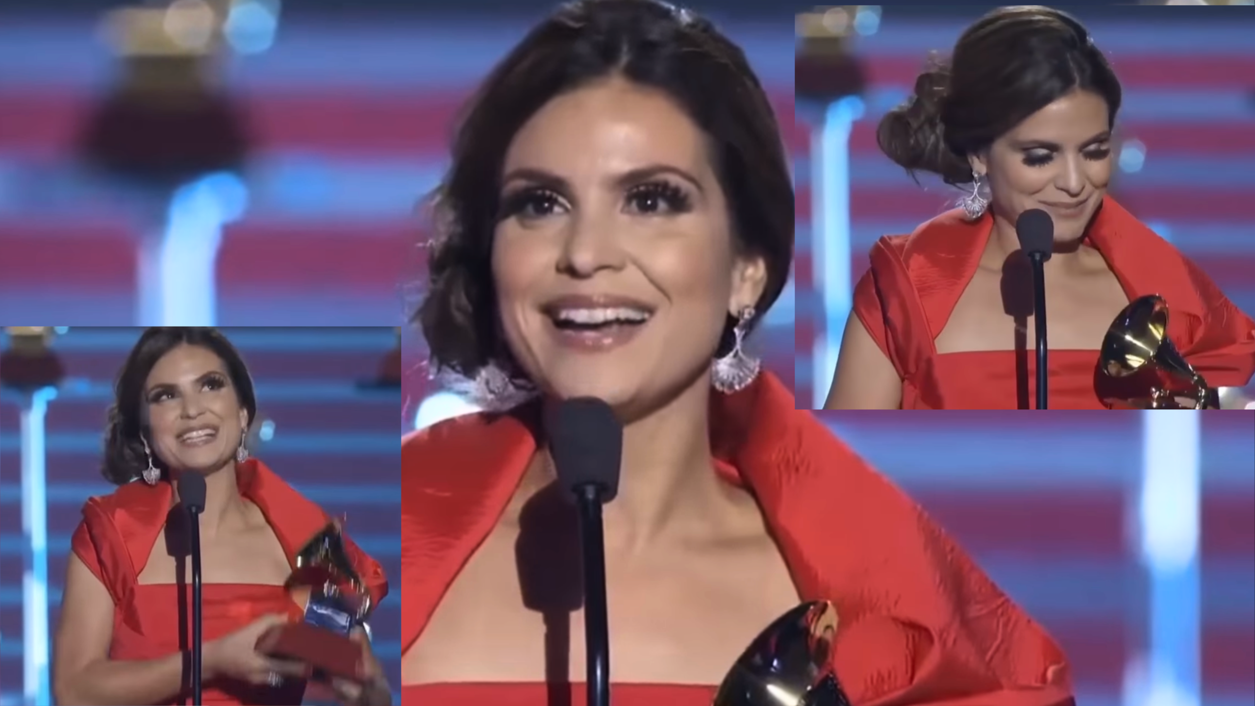 Cantora Aline Barros Grammy Latino (Imagem/Reprodução/ YouTube)