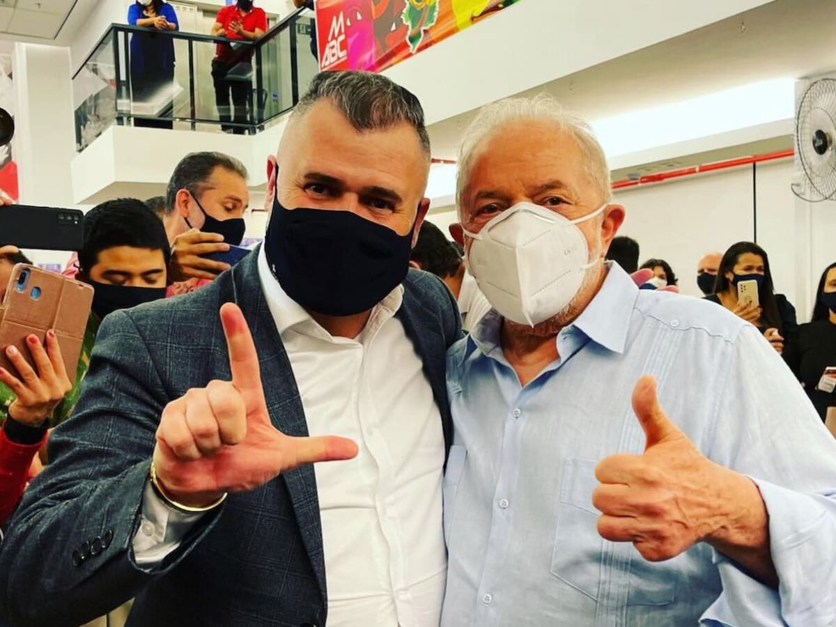 Pastor Paulo Marcelo e Lula (Imagem/Reprodução/Rese Social)