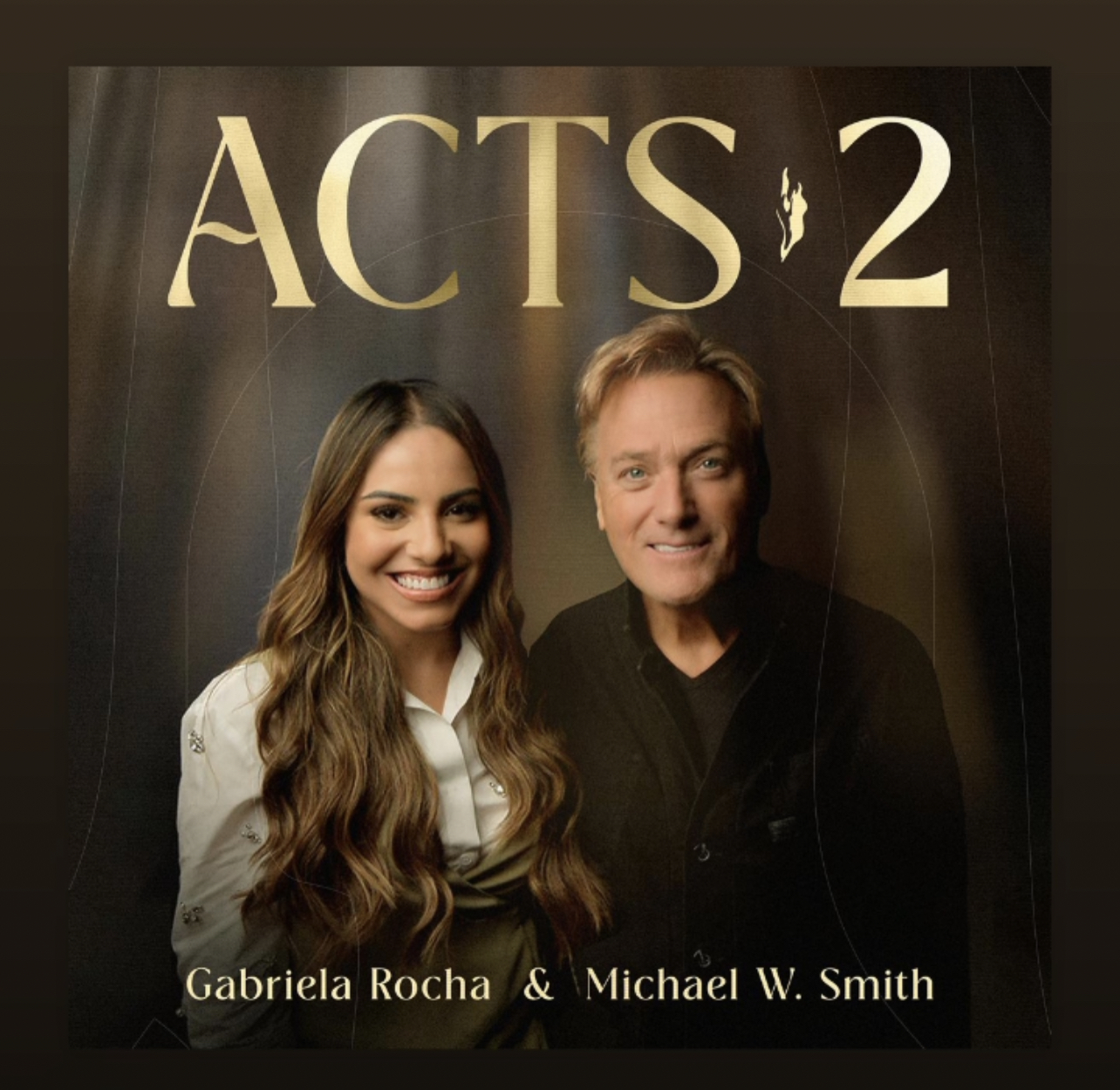 Capa da canção “Actos 2” Gabriela Rocha e Michael W.Smith (Imagem/ Reprodução/ Redes Sociais)