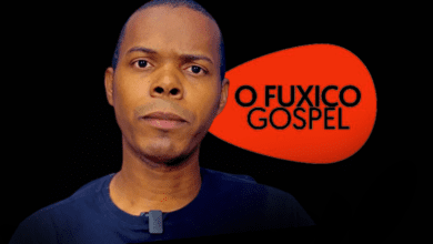 Jornalista Izael Nascimento/ Logotipo Site Fuxico Gospel (Imagem/ Reprodução Internet)