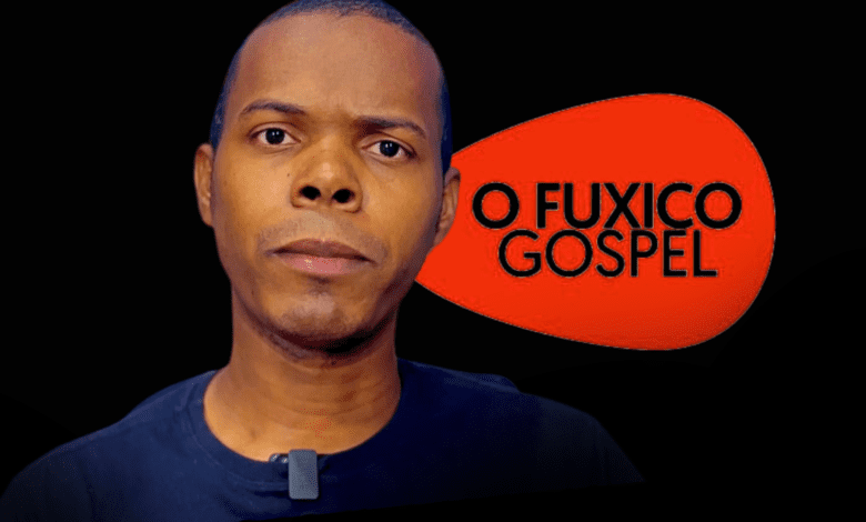 Jornalista Izael Nascimento/ Logotipo Site Fuxico Gospel (Imagem/ Reprodução Internet)