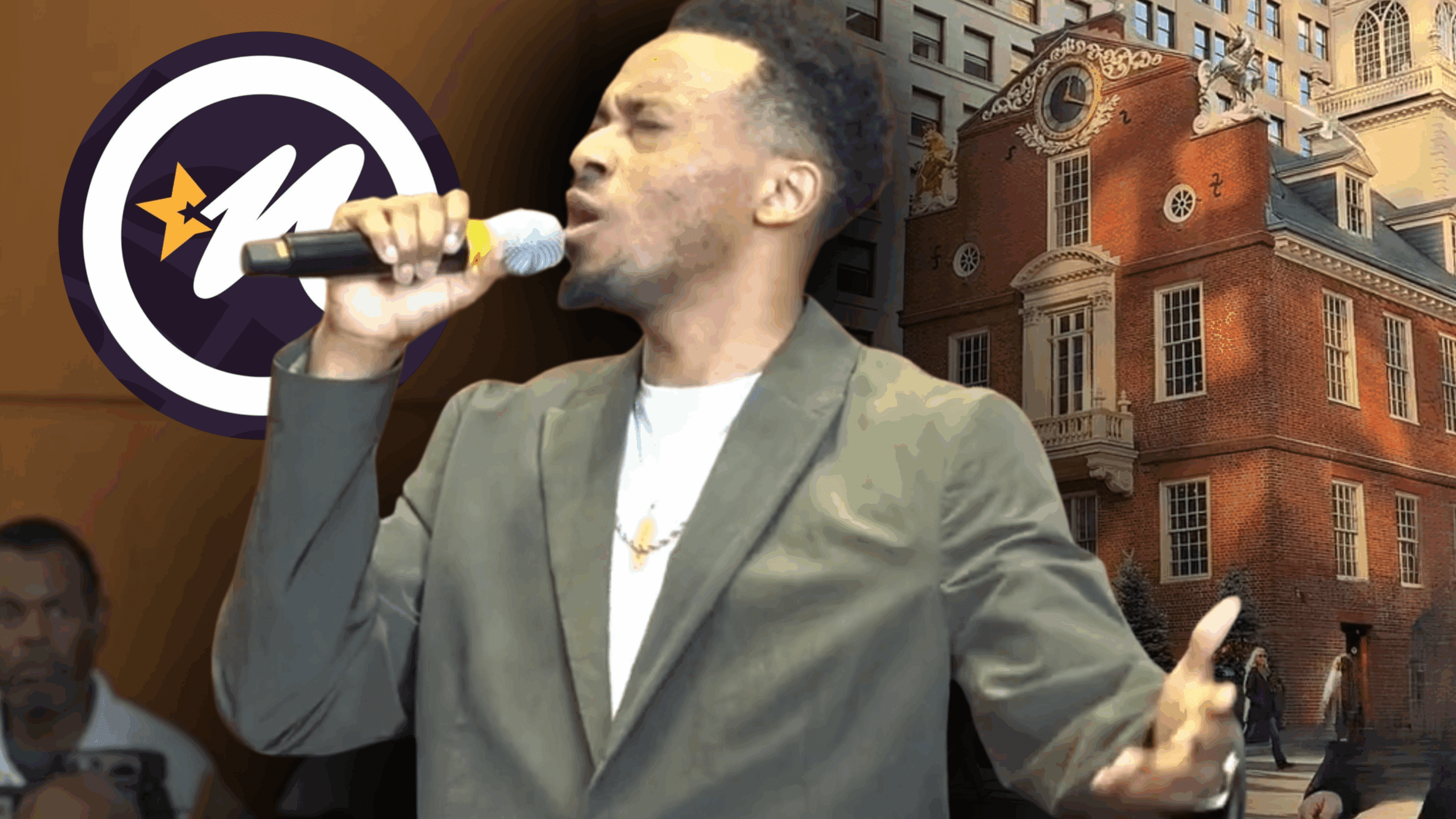 Jonathan McReynolds em Boston / Imagem composição (Redes Sociais / YouTube) Edição Gabriel Ribeiro
