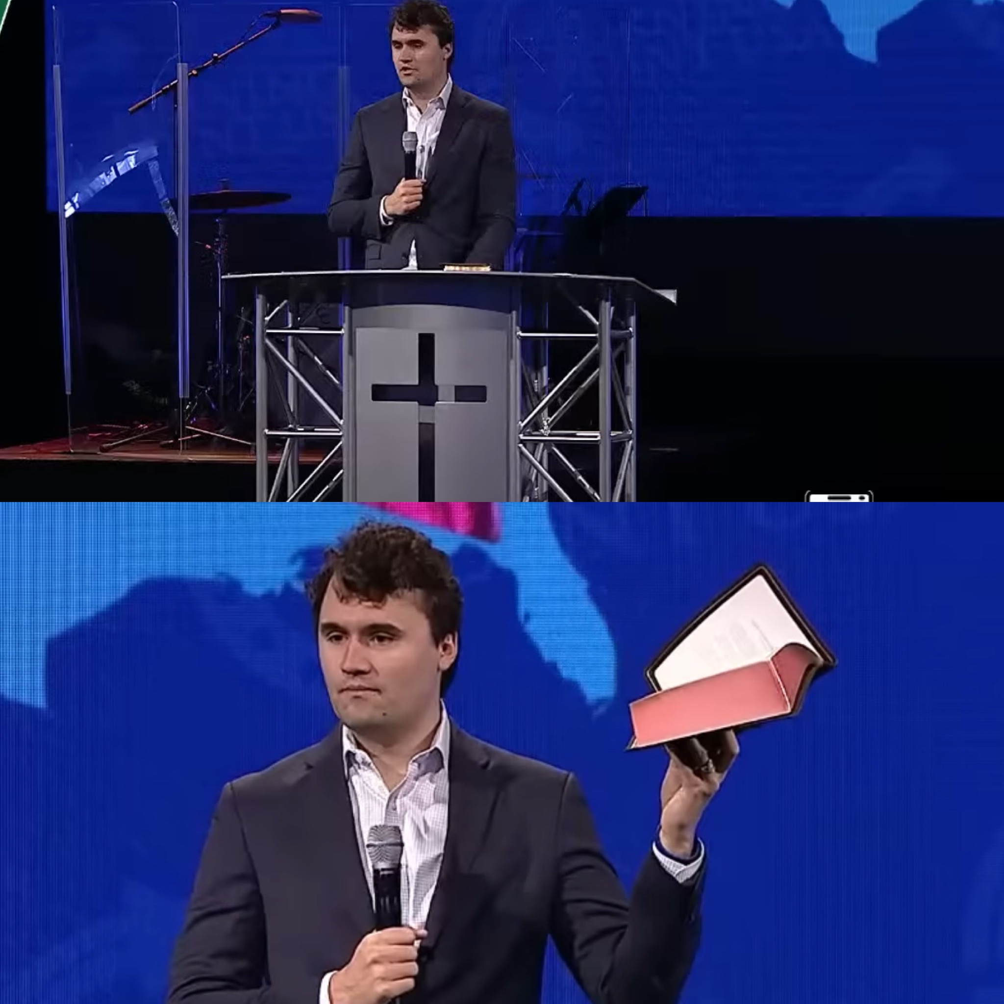 Charlie Kirk (Imagem/ Reprodução/ YouTube/ Edição HG)