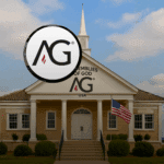 Imagem Igreja Assembleia de Deus USA Ilustração via I.A - Edição ( Hugo Gospel)