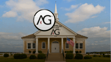 Imagem Igreja Assembleia de Deus USA Ilustração via I.A - Edição ( Hugo Gospel)