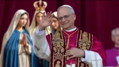 Imagem Reprodução/ rede sociais/Papa Leão XIV - Edição Hugo Gospel