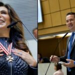 Bispa Sonia Hernandes e o deputado estadual Eduardo Nóbrega, candidato à reeleição em São Paulo.