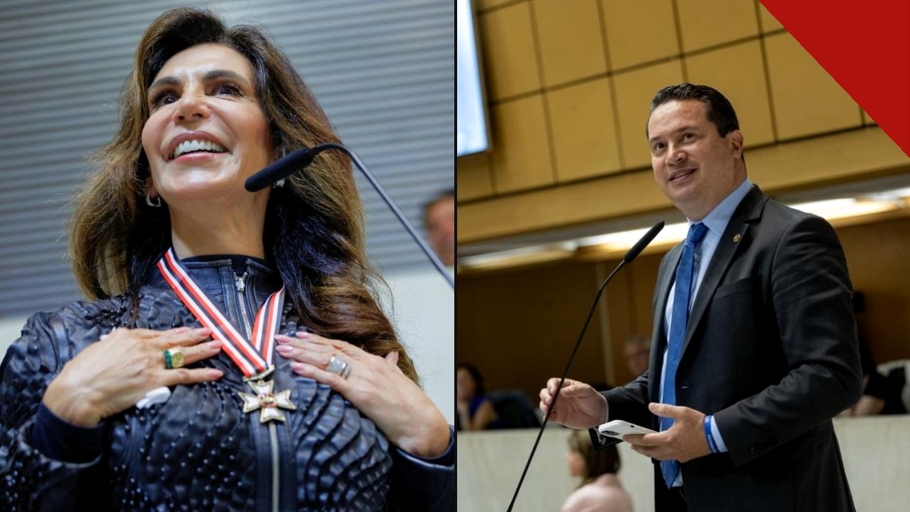 Bispa Sonia Hernandes e o deputado estadual Eduardo Nóbrega, candidato à reeleição em São Paulo.