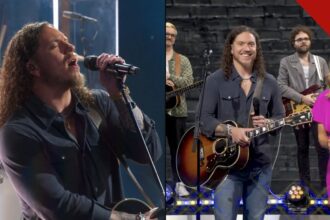 Brandon Lake se apresentando no programa Good Morning America, da TV americana.