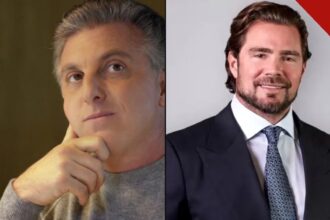 Luciano Huck e Daniel Vorcaro lado a lado