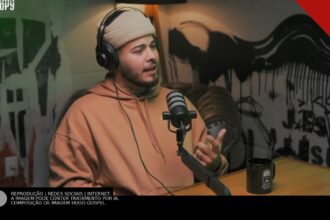 Jottapê, ex-funkeiro convertido ao evangelho, durante entrevista em podcast após anunciar que deixou o funk para se dedicar à música gospel