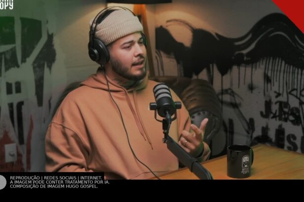 Jottapê, ex-funkeiro convertido ao evangelho, durante entrevista em podcast após anunciar que deixou o funk para se dedicar à música gospel