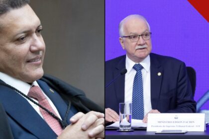Kassio Nunes Marques e Edson Fachin, presidentes do TSE e do STF.