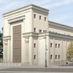 Projeção em 3D do segundo Templo de Salomão da Igreja Universal, em construção em Gramado, na serra gaúcha