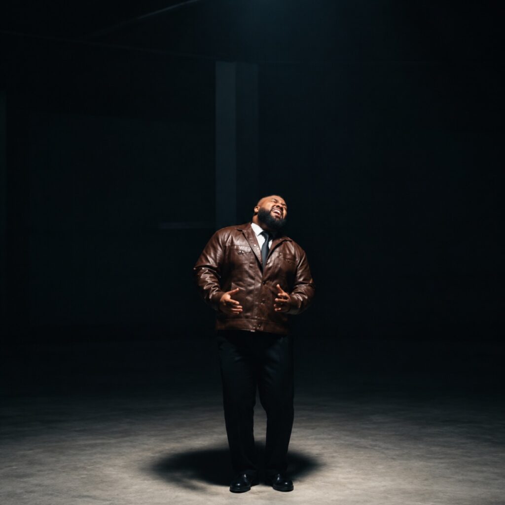 Cantor Júlio Cesar em foto de divulgação do single É Momentâneo