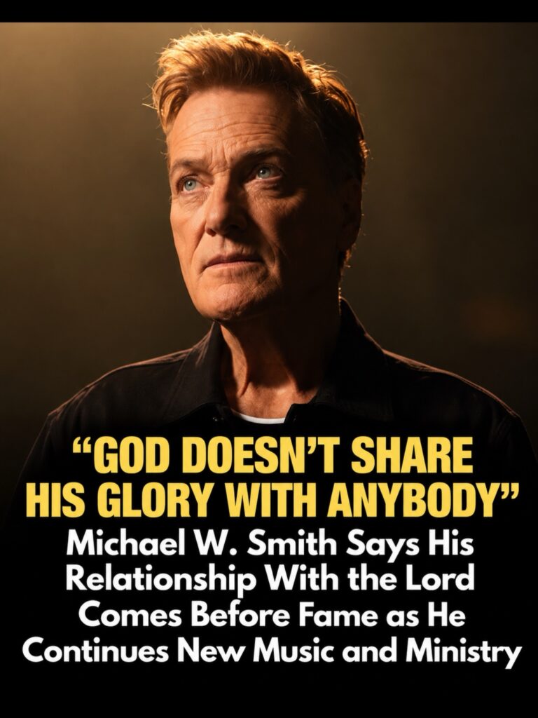 Print da publicação de Michael W. Smith no Instagram sobre o alerta a líderes de louvor
