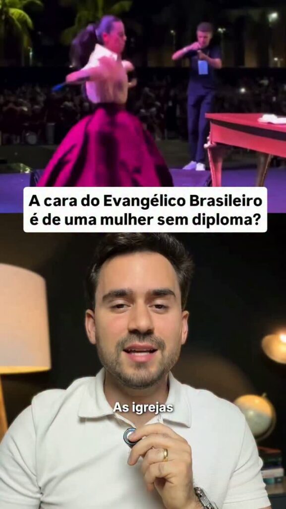 Print da publicação de João Stecca no Instagram sobre o perfil dos evangélicos no Brasil
