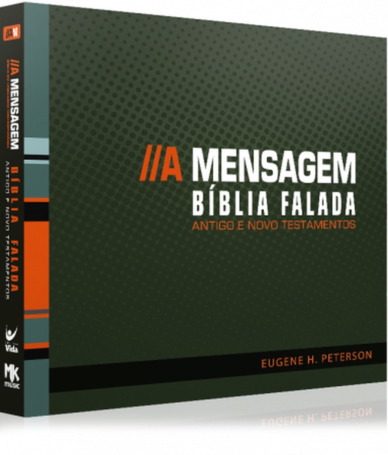 Capa oficial do projeto Bíblia Falada A Mensagem, narrado por Marco Ribeiro