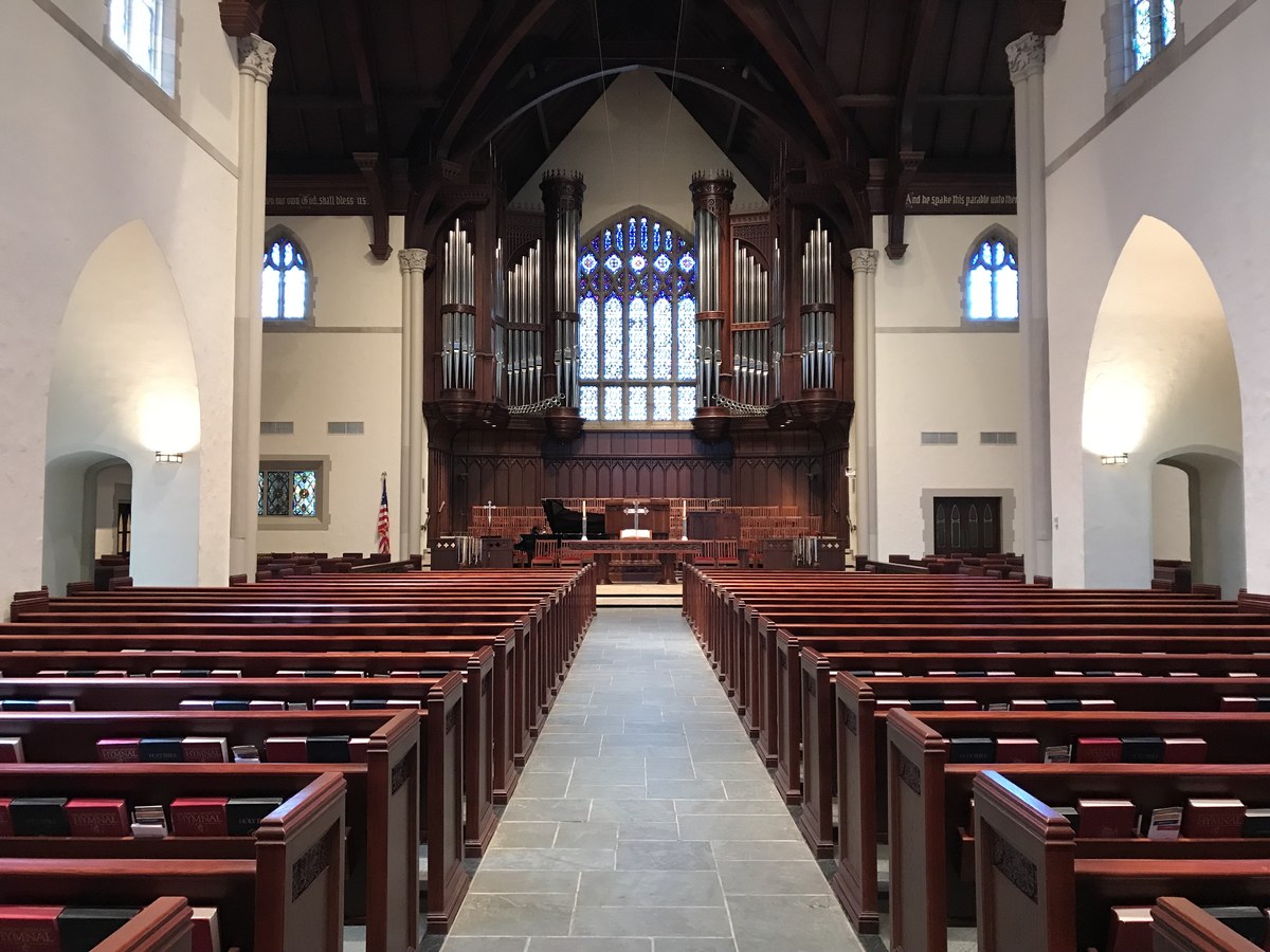 bispo remove pastores da Highland Park, e a imagem mostra o santuário da Highland Park United Methodist Church, em Dallas, Texas, templo da congregação no centro da disputa com a denominação