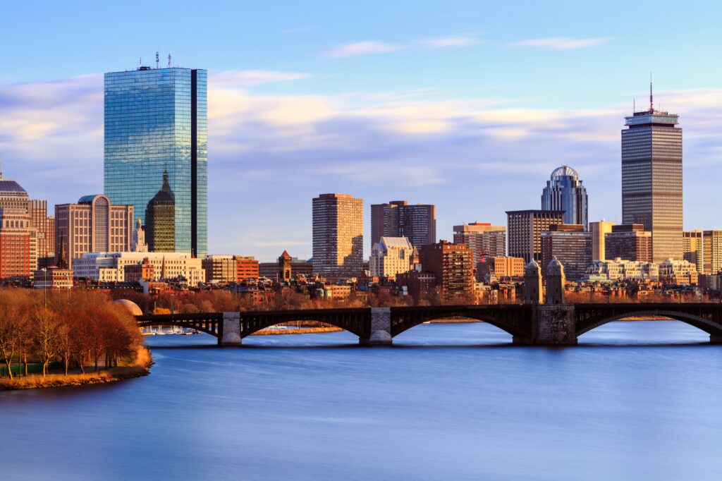 Vista de Boston, Massachusetts