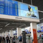 Interior do Aeroporto Internacional de Brasília, onde a PF diz ter achado a sala secreta com contador de dinheiro em hangar de empresas de Willer Tomaz