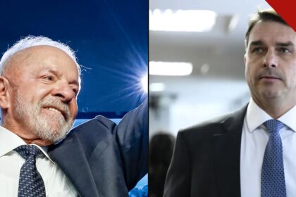 Lula e Flávio Bolsonaro | Reprodução | Internet