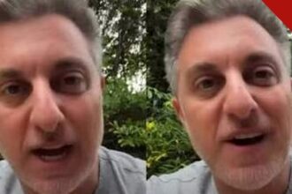mãe de Luciano Huck declara voto em Lula: o apresentador Luciano Huck em vídeo publicado nas redes sociais, em montagem da Contigo!