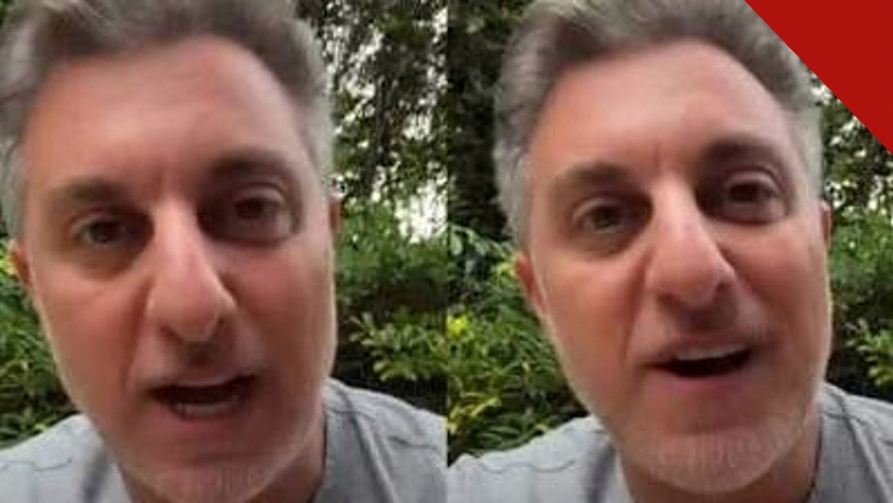 mãe de Luciano Huck declara voto em Lula: o apresentador Luciano Huck em vídeo publicado nas redes sociais, em montagem da Contigo!
