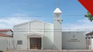 hóstias consagradas profanadas em Cuiabá: fachada da comunidade Nossa Senhora da Paz, no Jardim Petrópolis