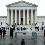 A Suprema Corte barra carteira de estudante em New Hampshire: fachada da Suprema Corte dos Estados Unidos, em Washington, onde a decisão de emergência foi tomada