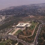 A eleição em Israel decide futuro de Netanyahu: vista aérea do prédio do Knesset, em Jerusalém