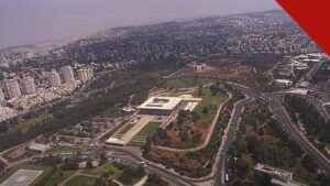 A eleição em Israel decide futuro de Netanyahu: vista aérea do prédio do Knesset, em Jerusalém
