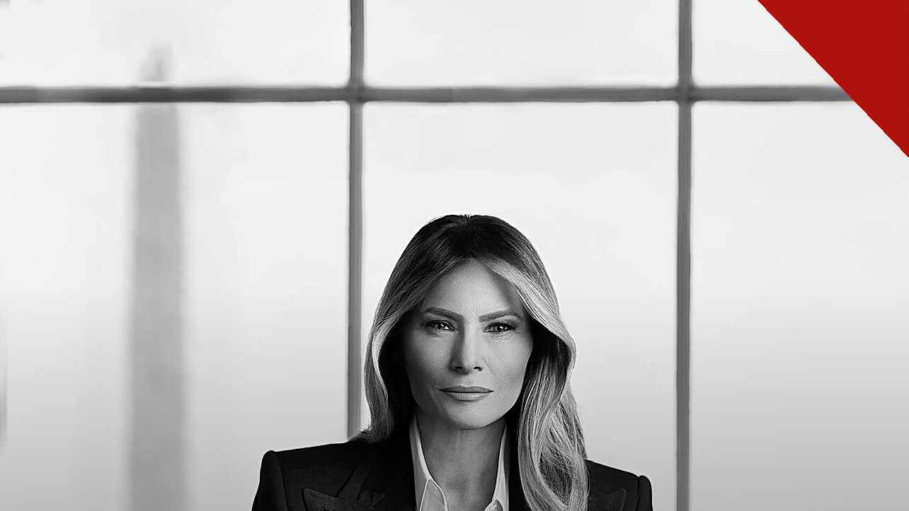 Melania Trump anuncia cessar-fogo na Ucrânia: retrato oficial da primeira-dama Melania Trump na Casa Branca, em 2025