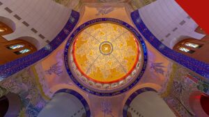 carta de bispos contra Flávio Bolsonaro: cúpula dourada da Basílica do Santuário Nacional de Aparecida, maior templo católico do Brasil
