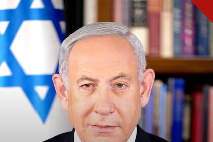 pesquisas da eleição em Israel: retrato de Benjamin Netanyahu, primeiro-ministro de Israel, olhando para a câmera