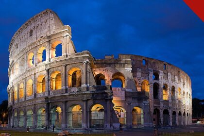 protestos invadem o Coliseu de Roma: anfiteatro romano ao entardecer, palco da invasão breve de manifestantes no sábado
